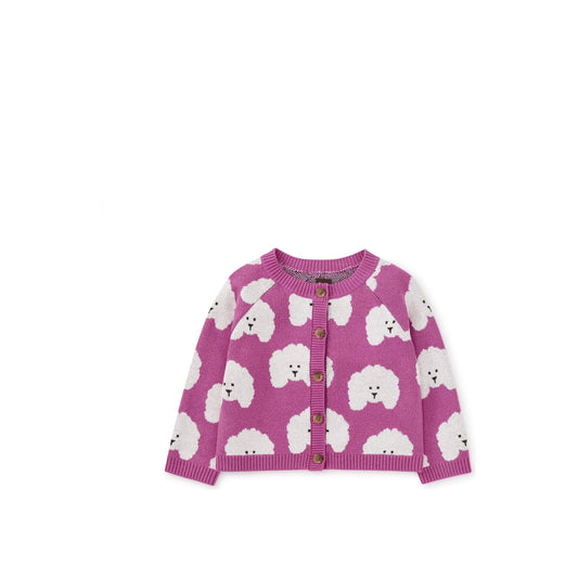 Poodle Party Iconic Baby Cardigan