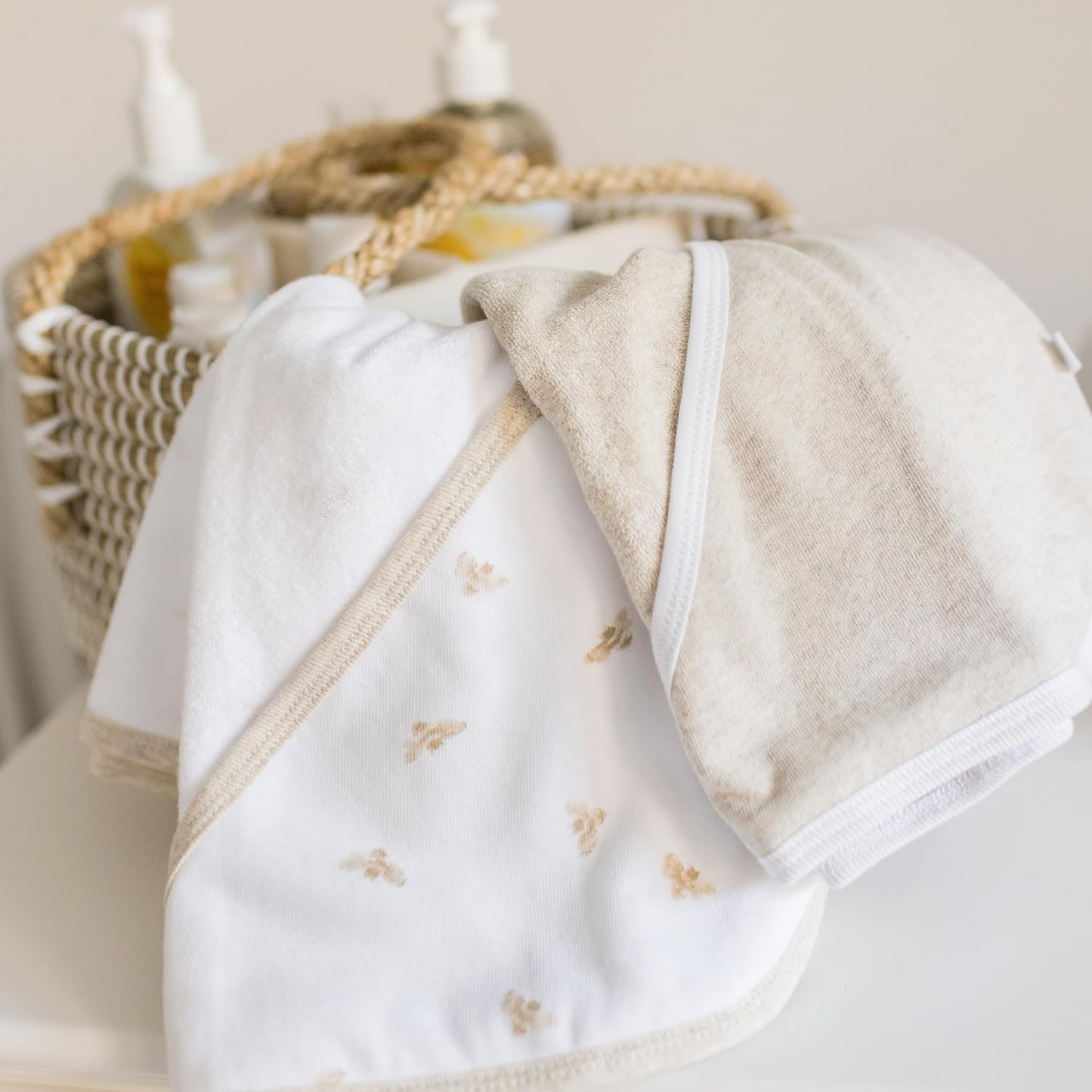 Golden Bee Knit Terry Towels (2-Pc Set)