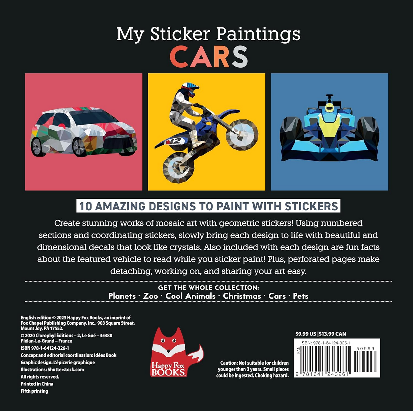 My Sticker Paintings: Cars Activity Book