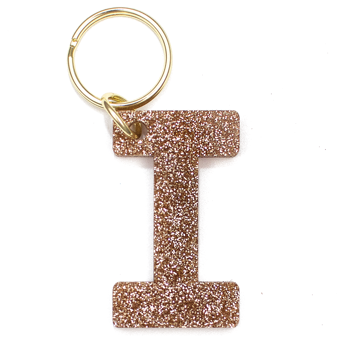 Glitter Letter Keychains - A-Z
