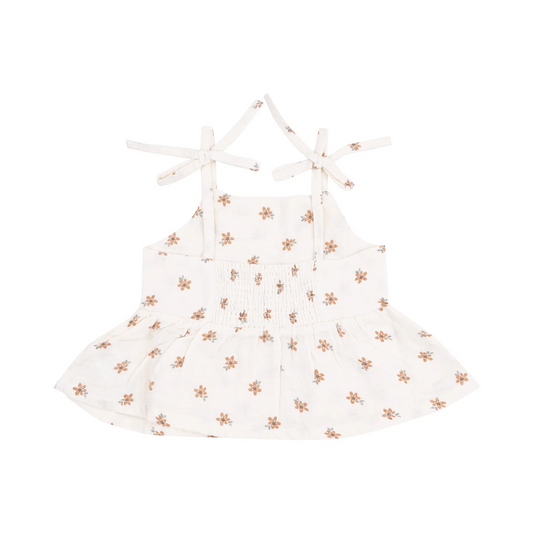 Bitty Blooms Peplum Tank Set
