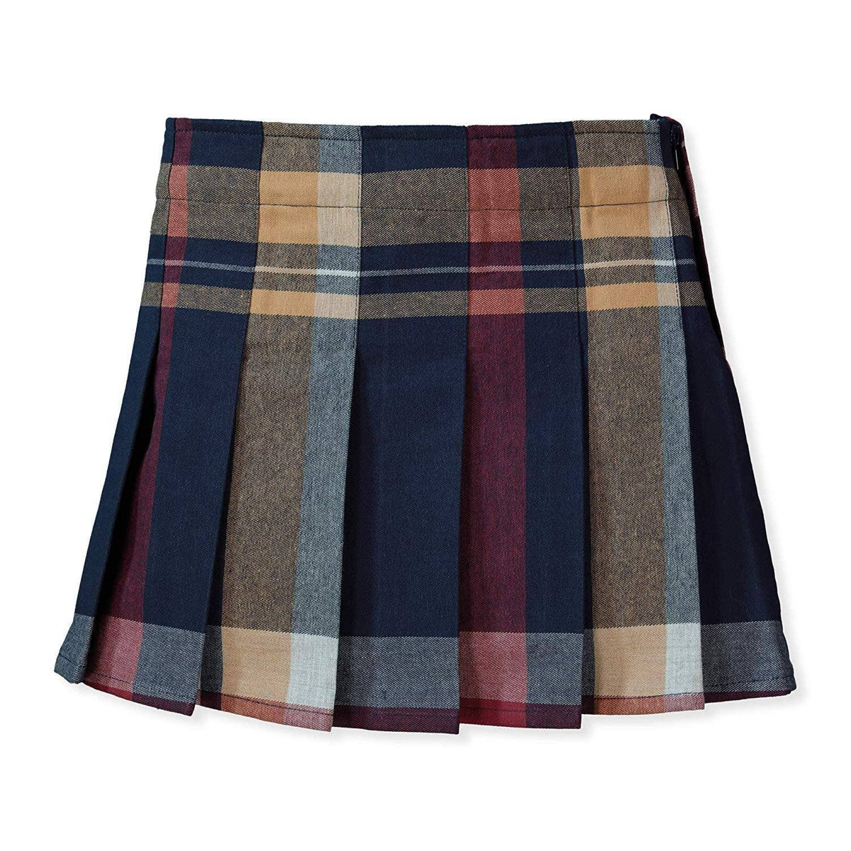 Organic Pleated Skirt with Buckle Detail