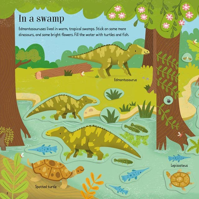 First Sticker Book Dinosaurs : Usborne