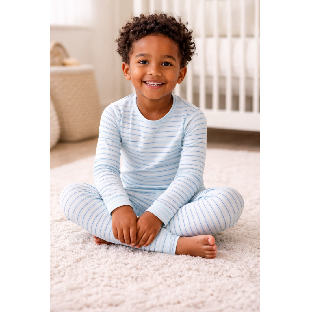 Blue Stripe Pajamas