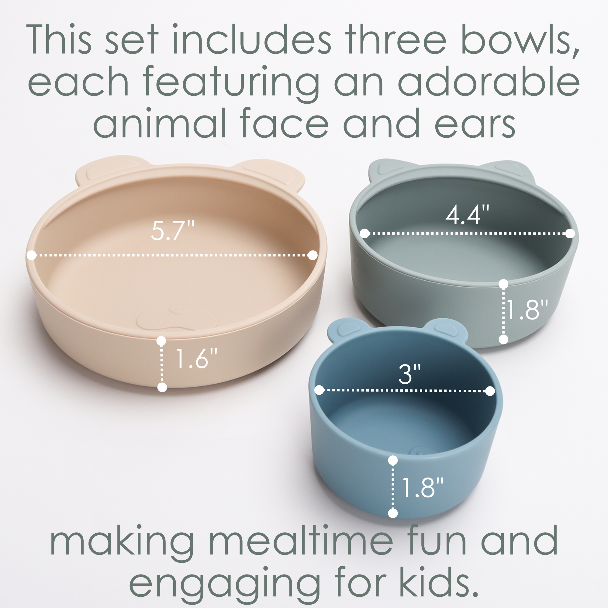 Blue Horizon Stackable Bowl Set