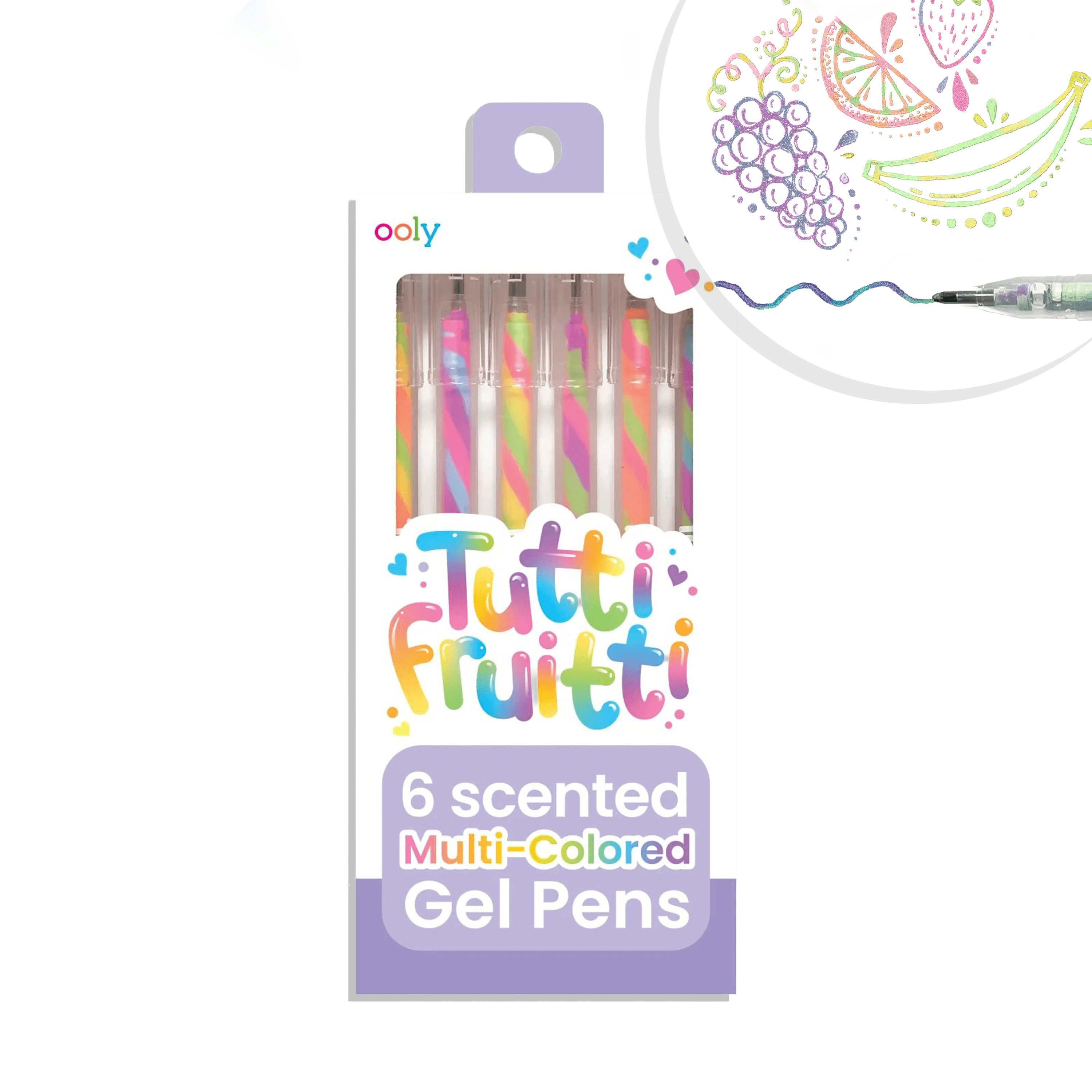 Tutti Fruitti Scented Multi-Colored Gel Pens