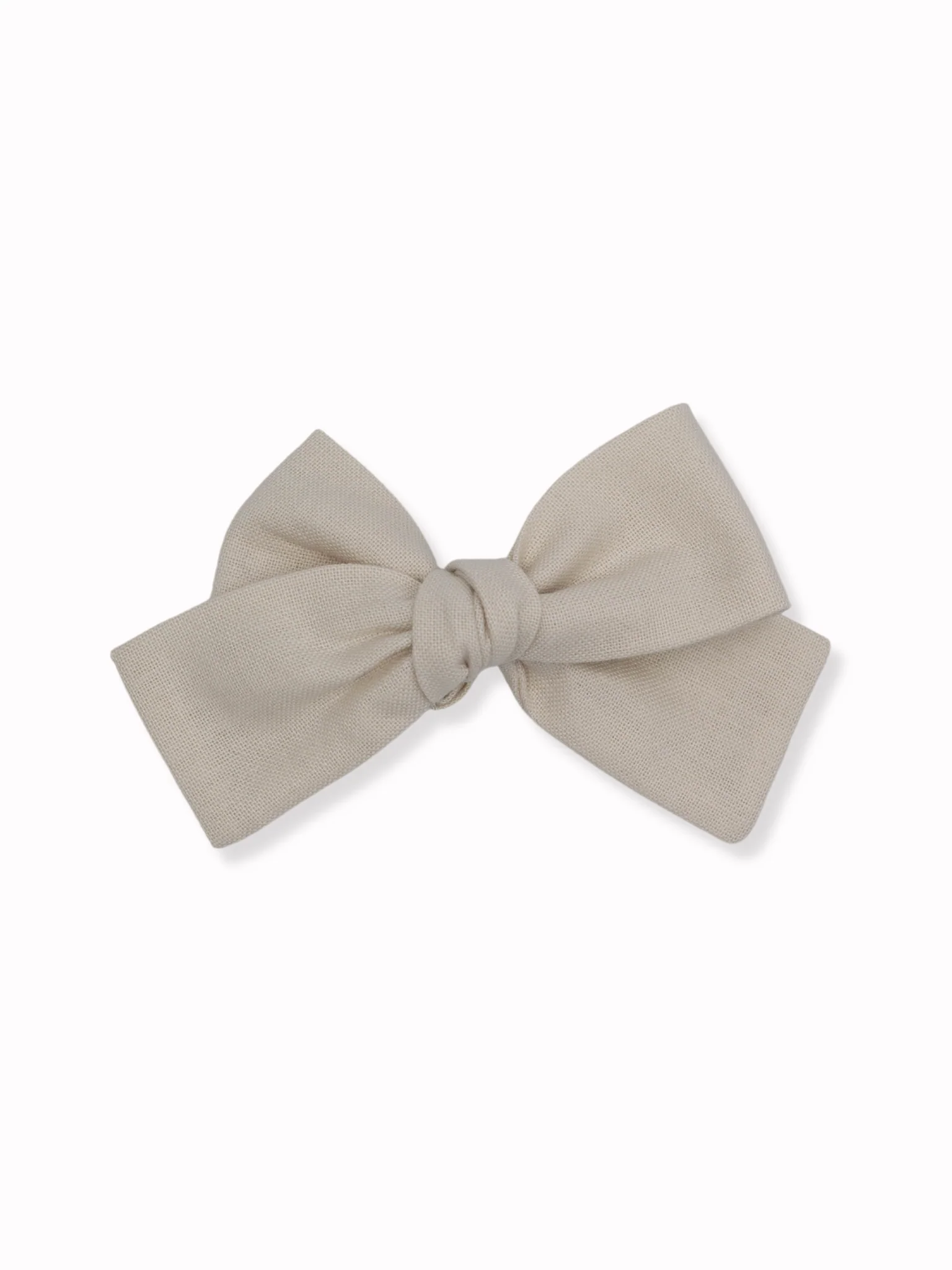 Ivory Cotton Pinwheel Bow Set