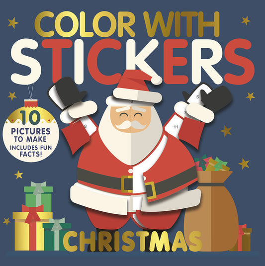 Color With Stickers: Christmas