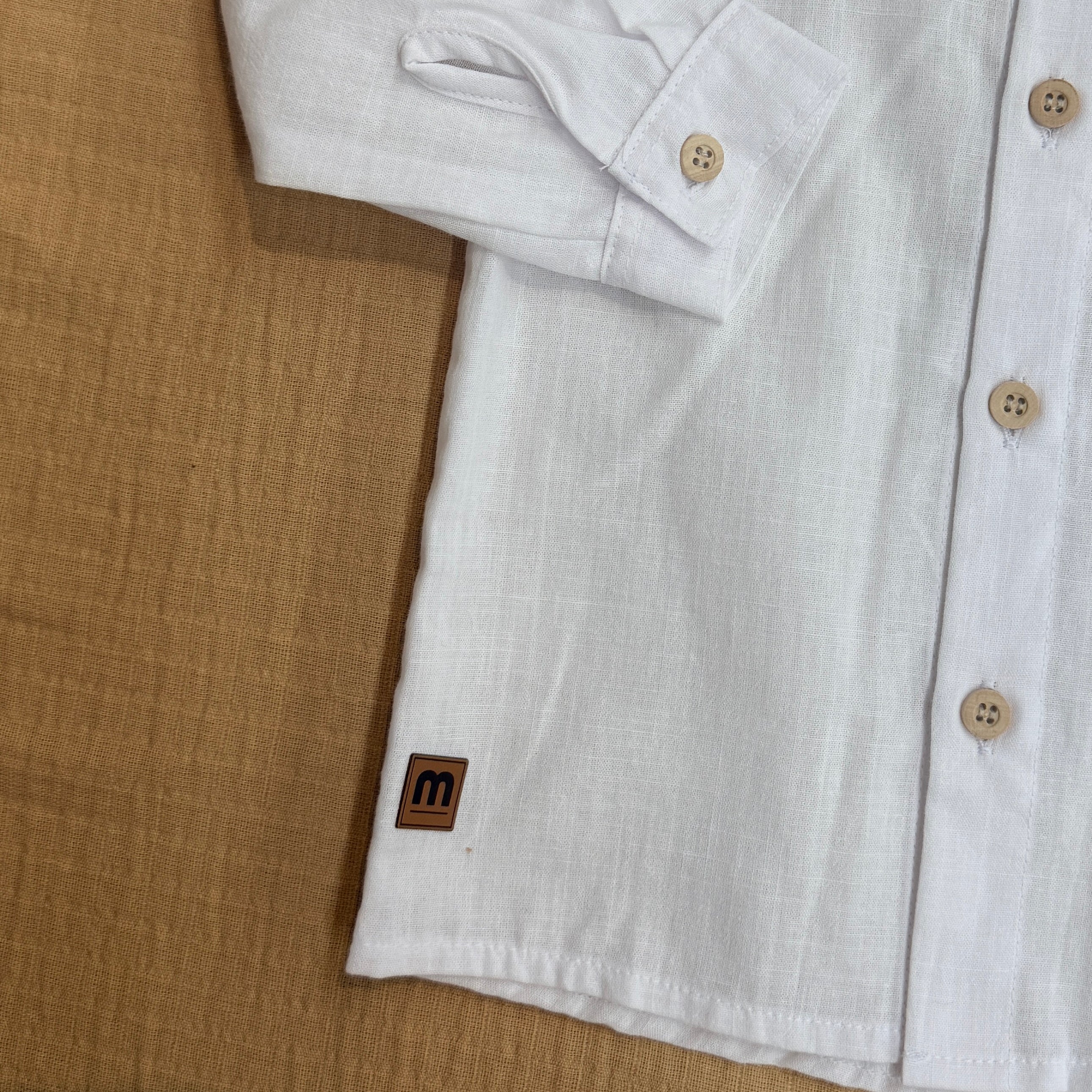 White Linen Button Up