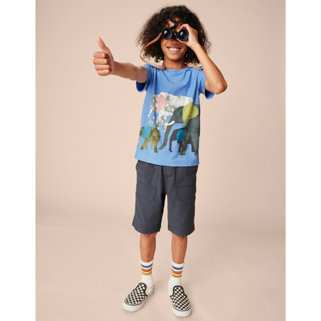 Playwear Shorts in Indigo