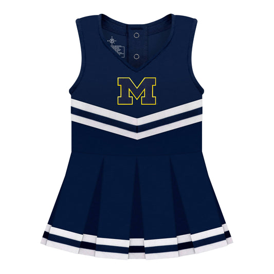 Michigan Wolverines Infant Cheer Dress Bodysuit