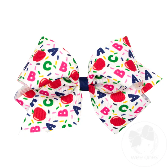 Back To School Medium Bow