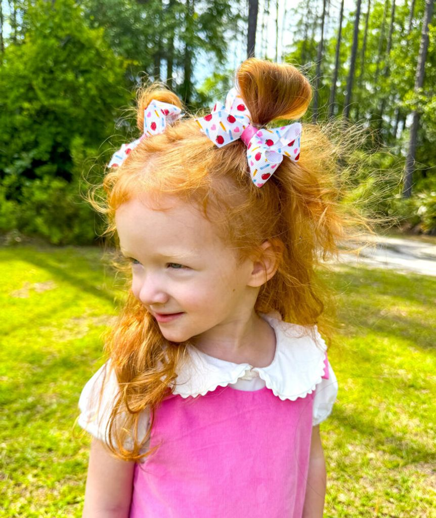 Back To School Mini Bow