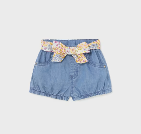 Denim Bubble Shorts