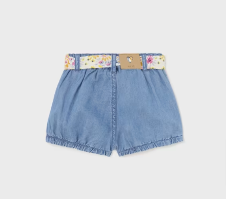 Denim Bubble Shorts