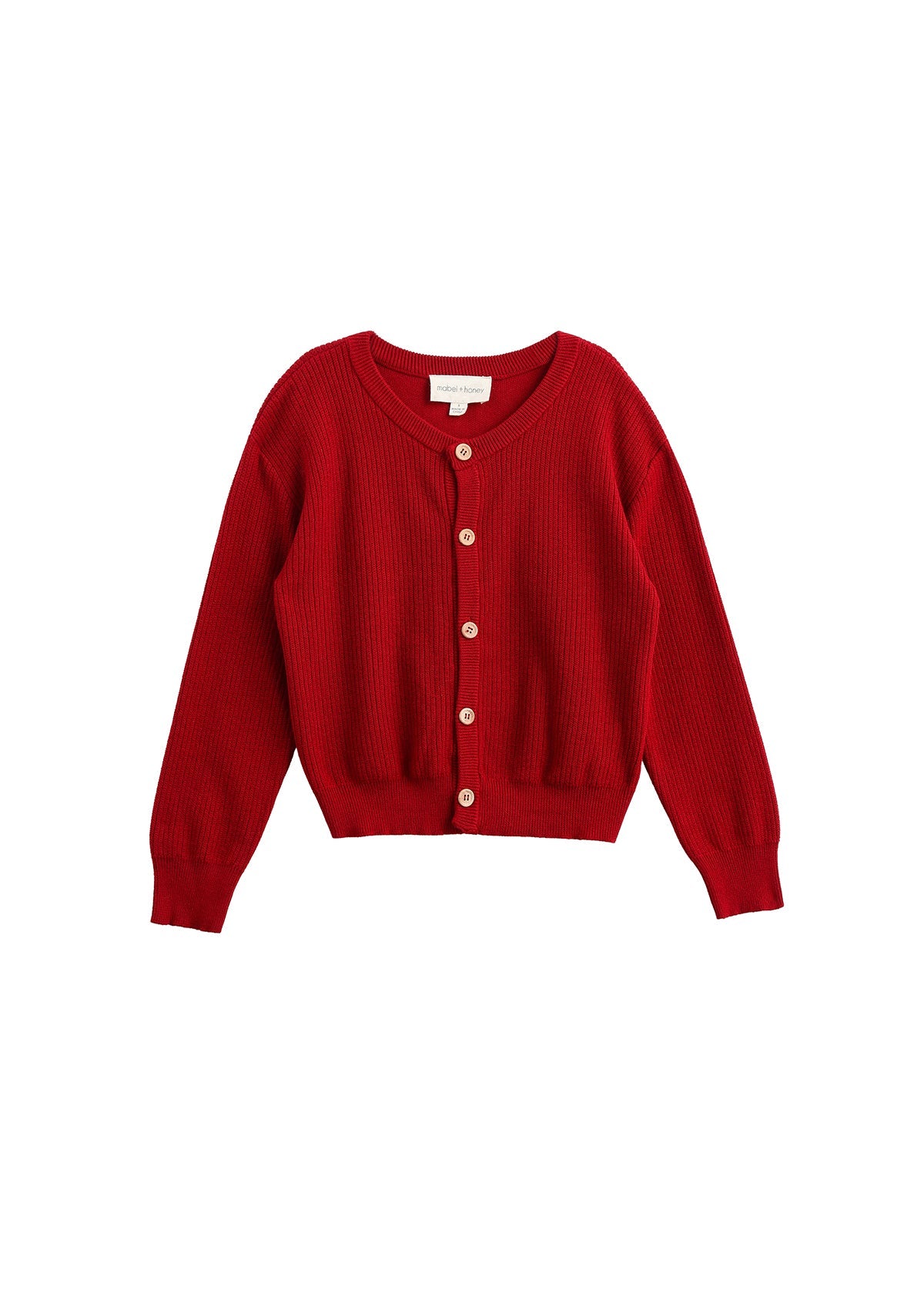 Winterberry Ribbed Long Sleeve Button Front Cardigan Sweater