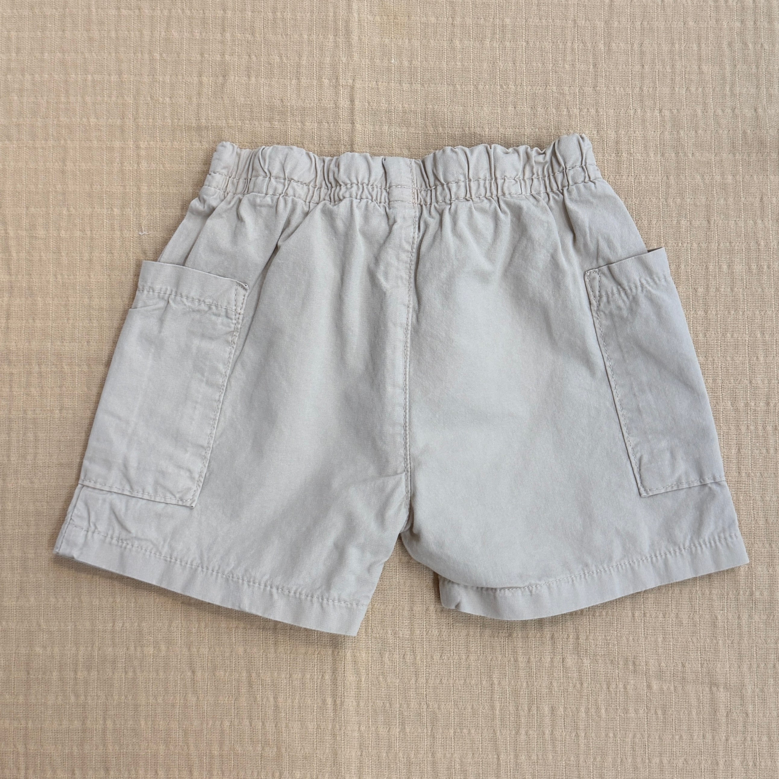 Khaki Drawstring Shorts