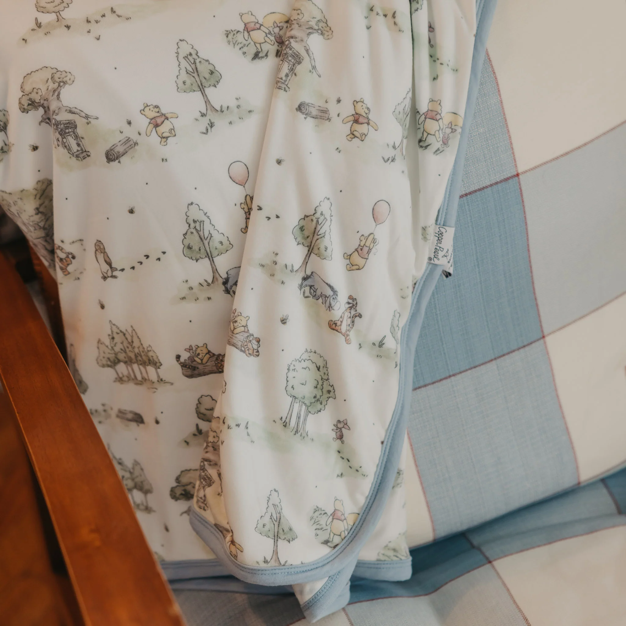 Hundred Acre Wood 3-Layer Stretchy Quilt