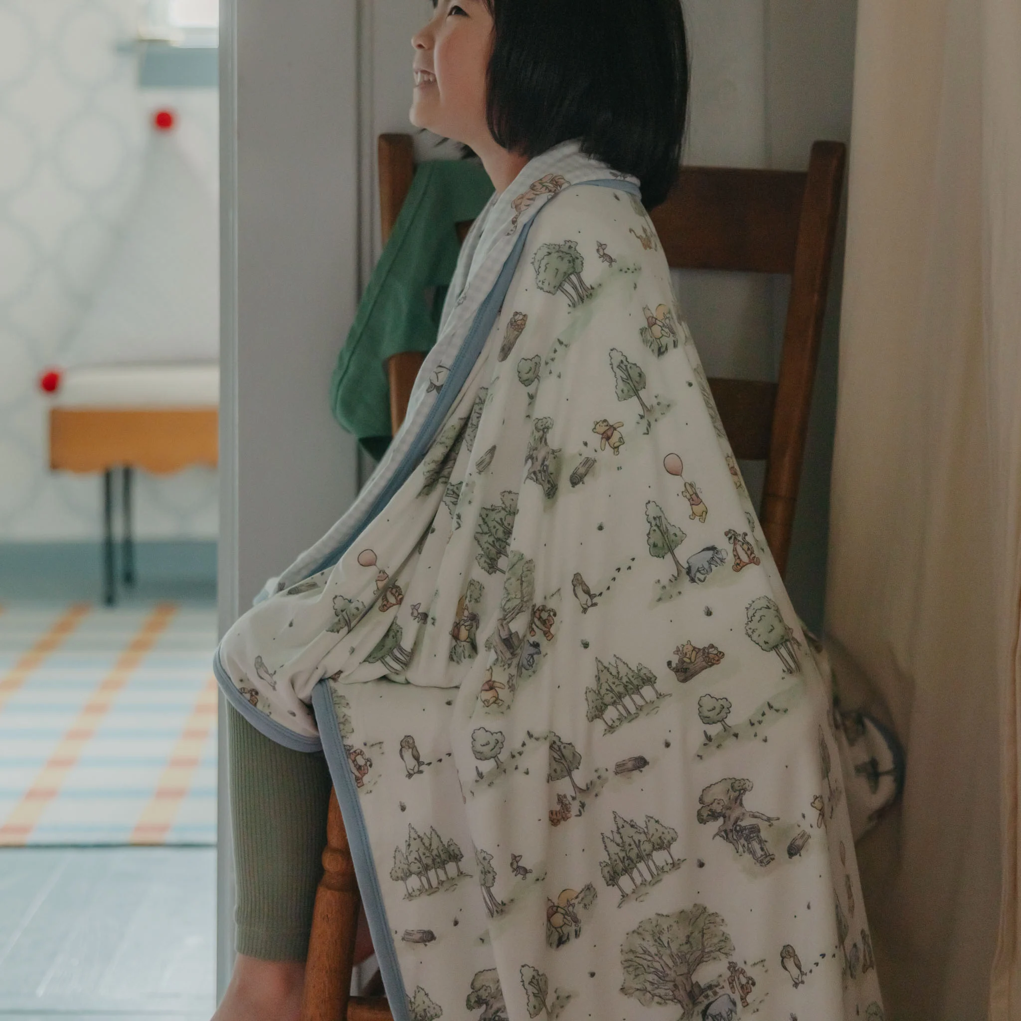 Hundred Acre Wood 3-Layer Stretchy Quilt