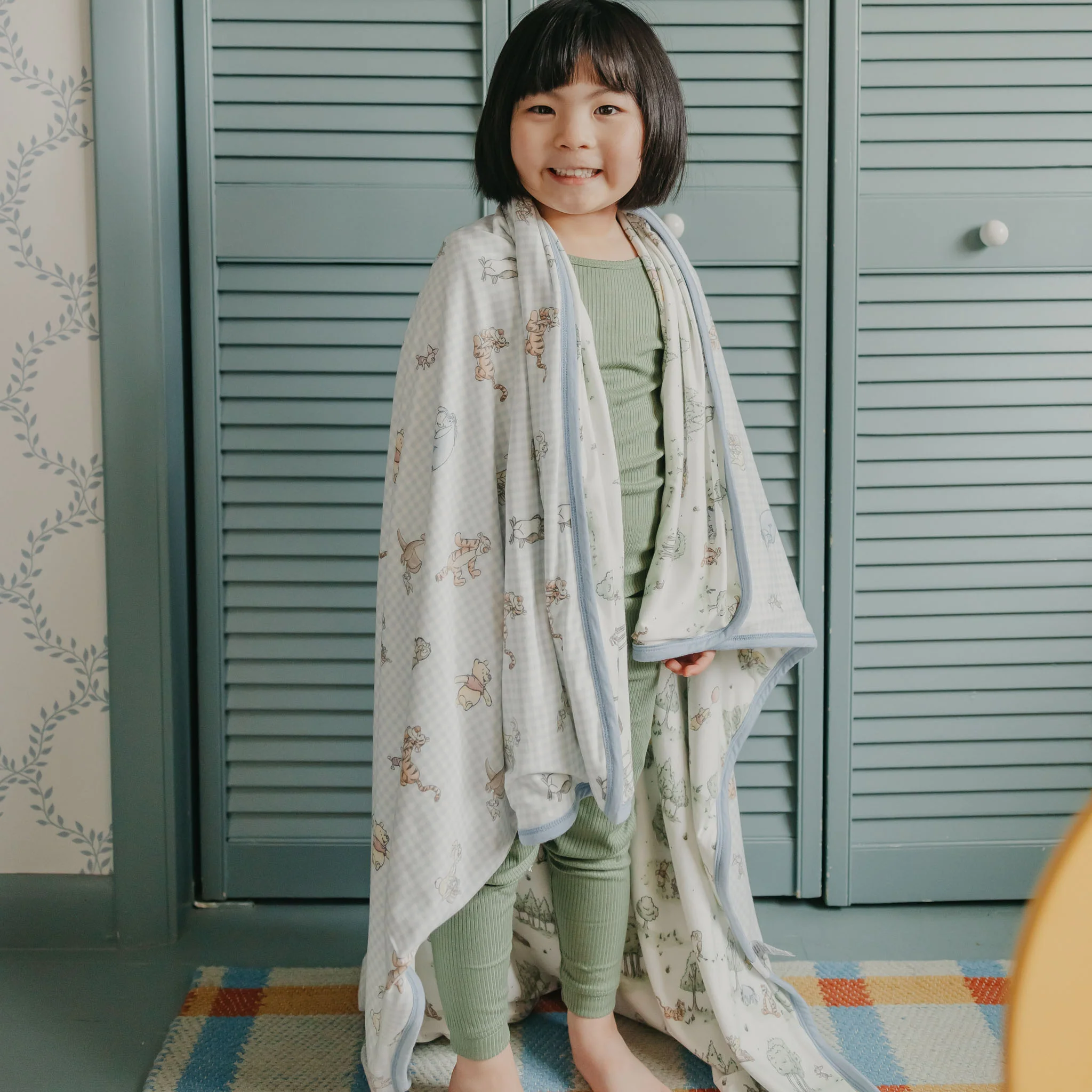 Hundred Acre Wood 3-Layer Stretchy Quilt