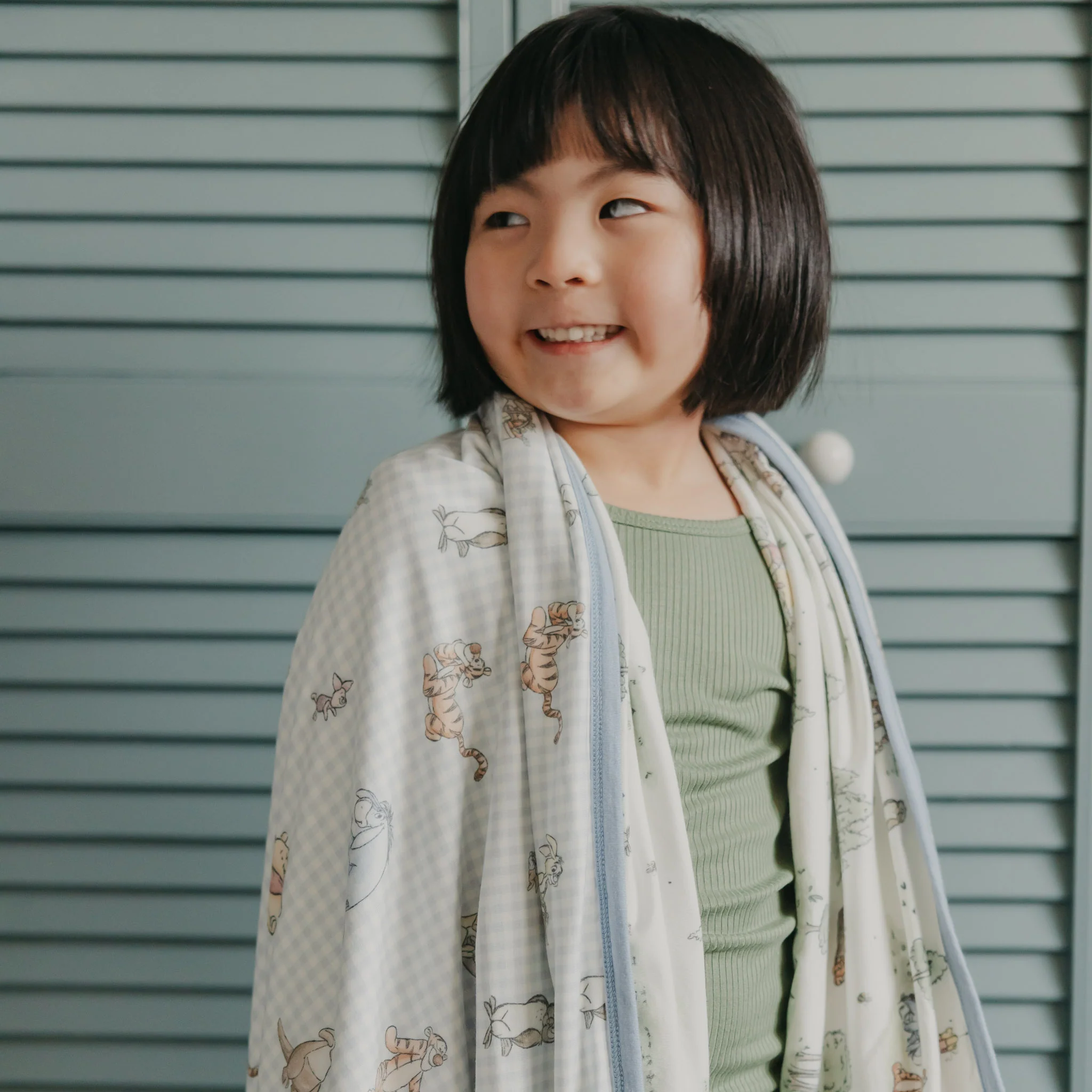 Hundred Acre Wood 3-Layer Stretchy Quilt