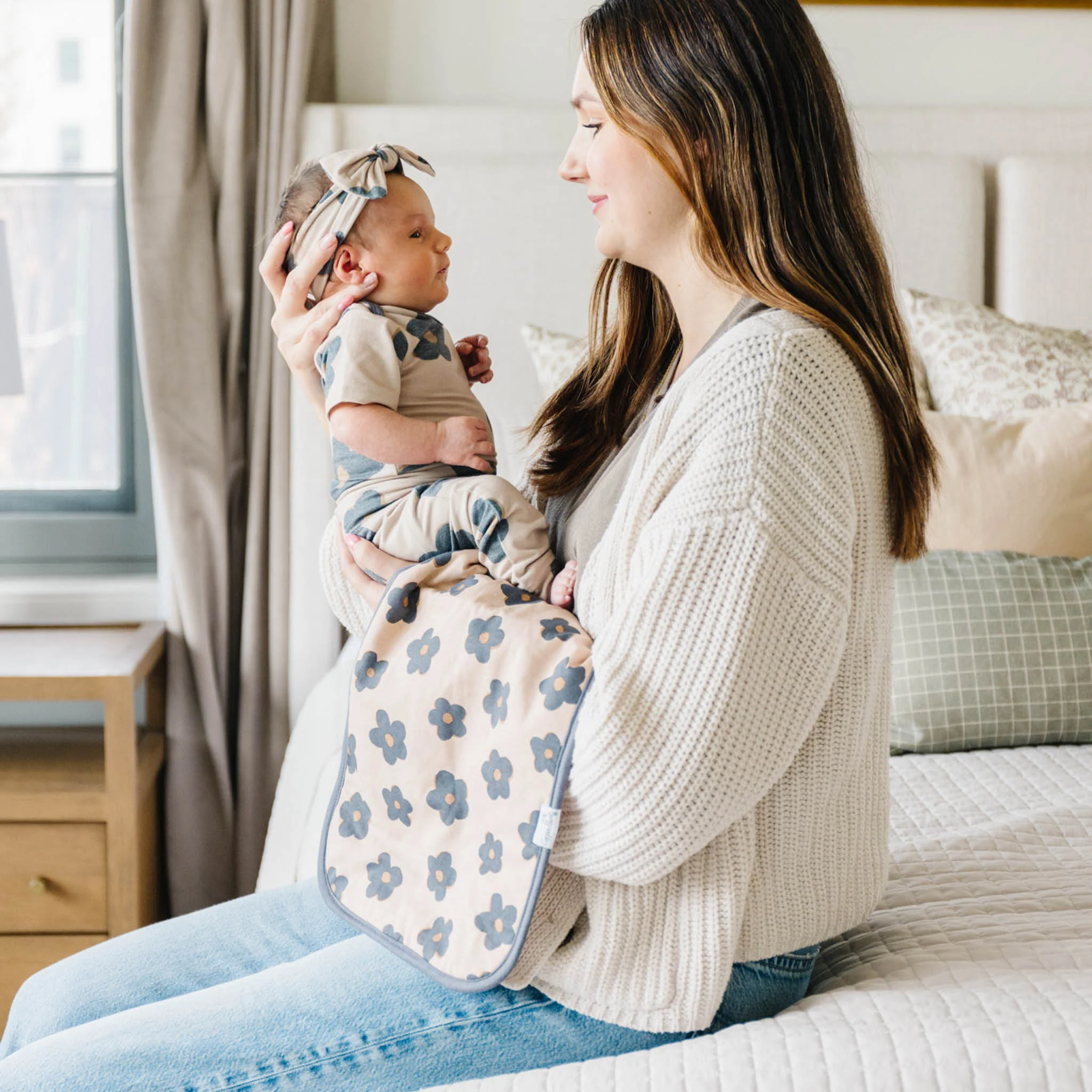 Gemma in Tan Burp Cloth Set 3 Pack