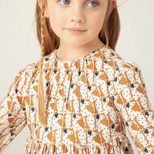 Caramel Spotted Dog Dress