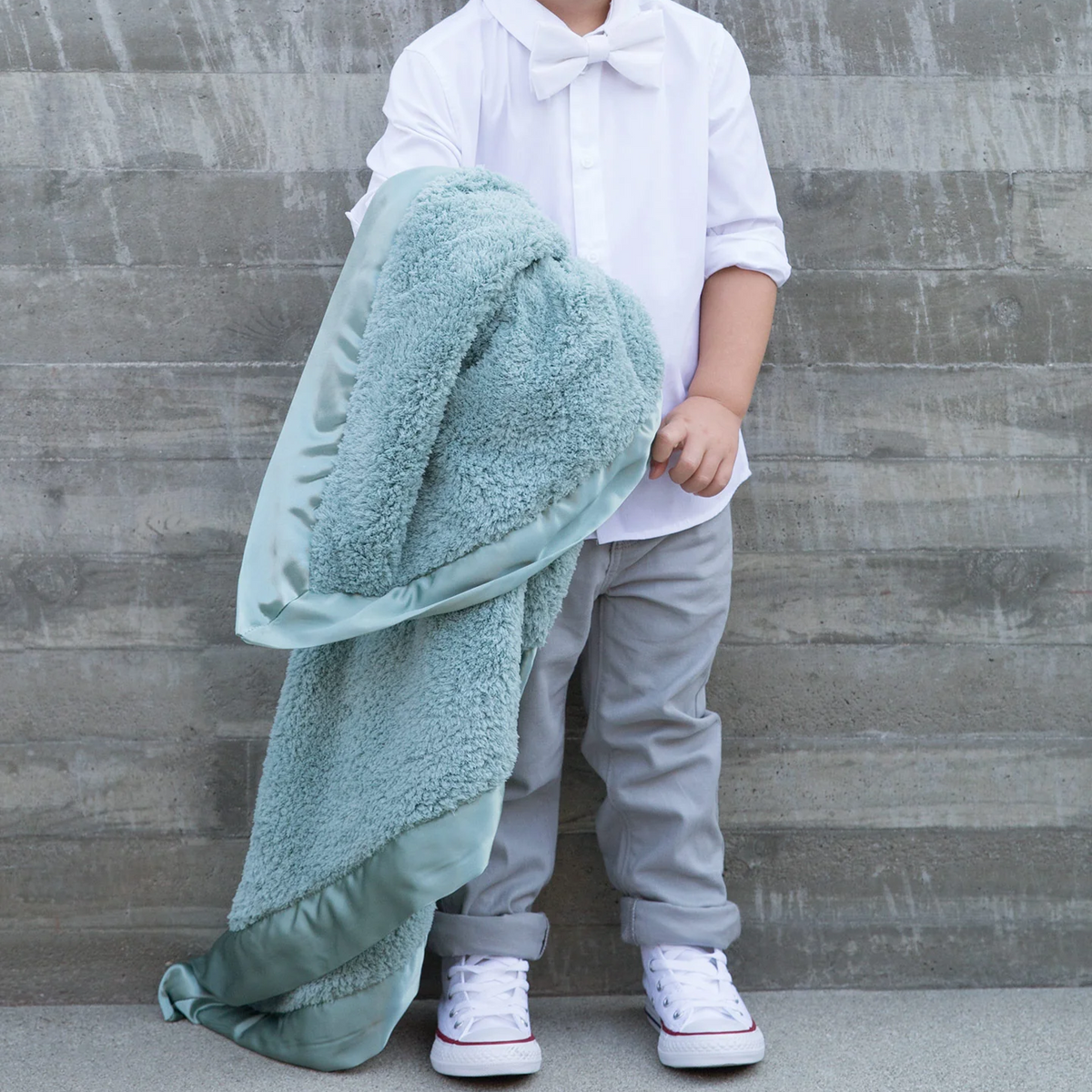 Sage Chenille Blanket