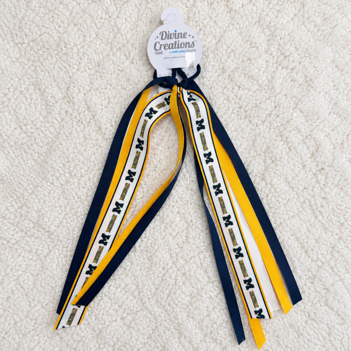 Michigan Ponytail Streamers