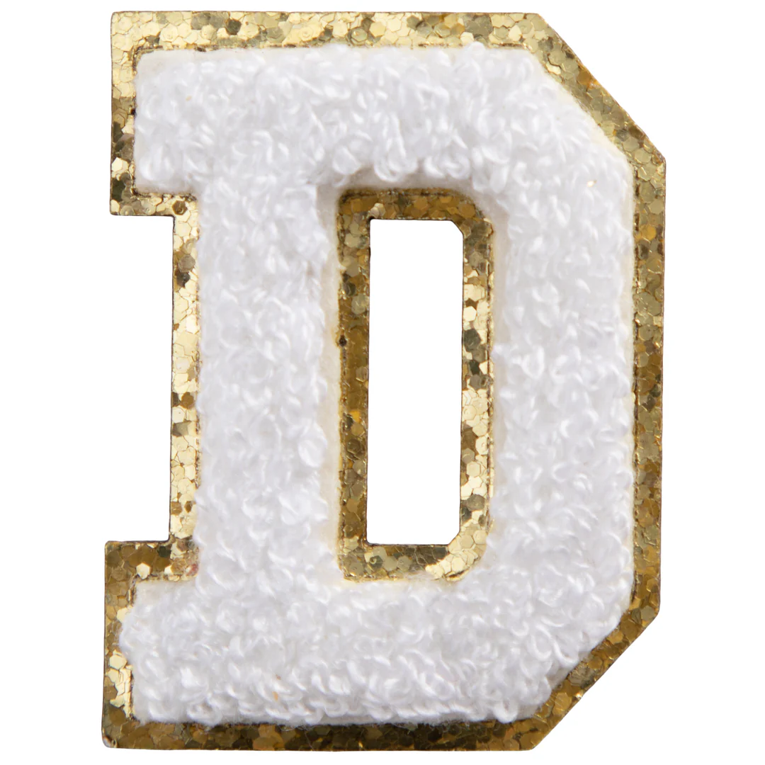 White Chenille Letter