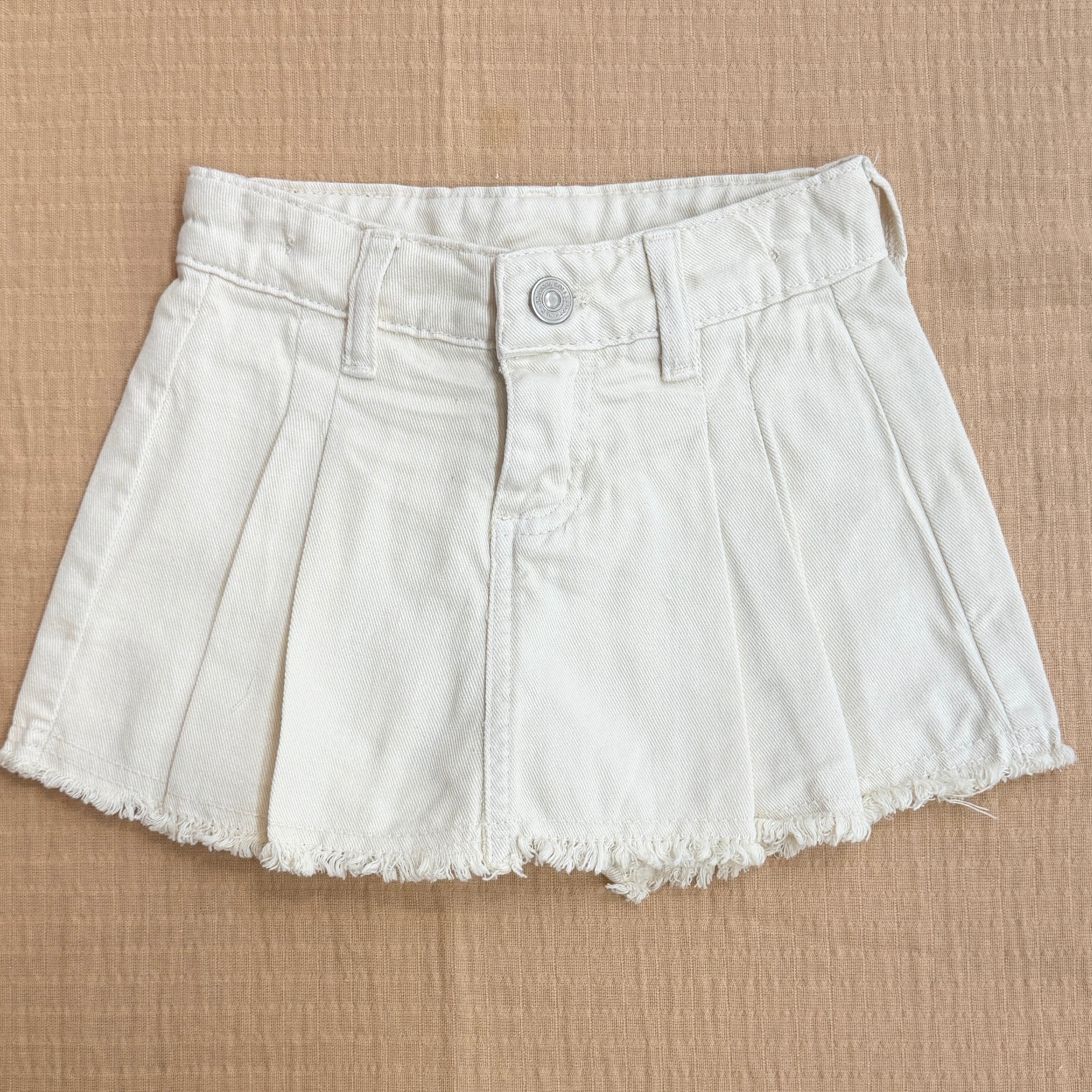 Almond Denim Skort