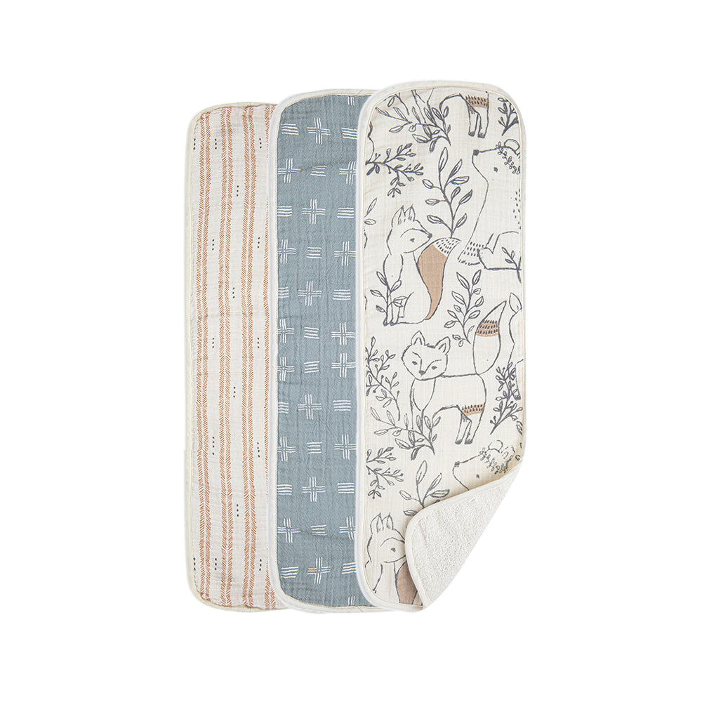 Ezra 3 piece Burp Cloth Set