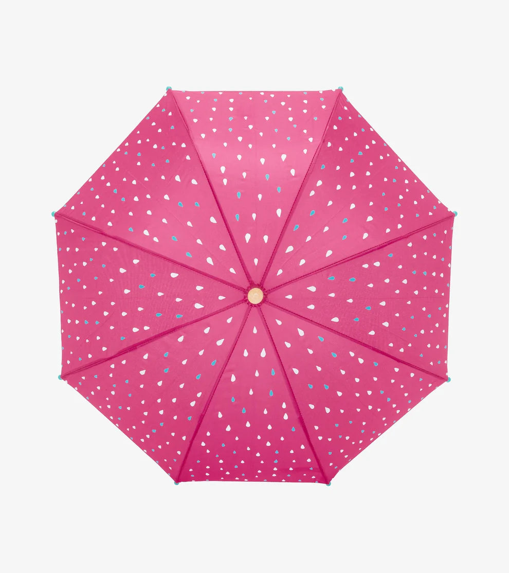 Rose Violet Tiny Drops Color Changing Umbrella