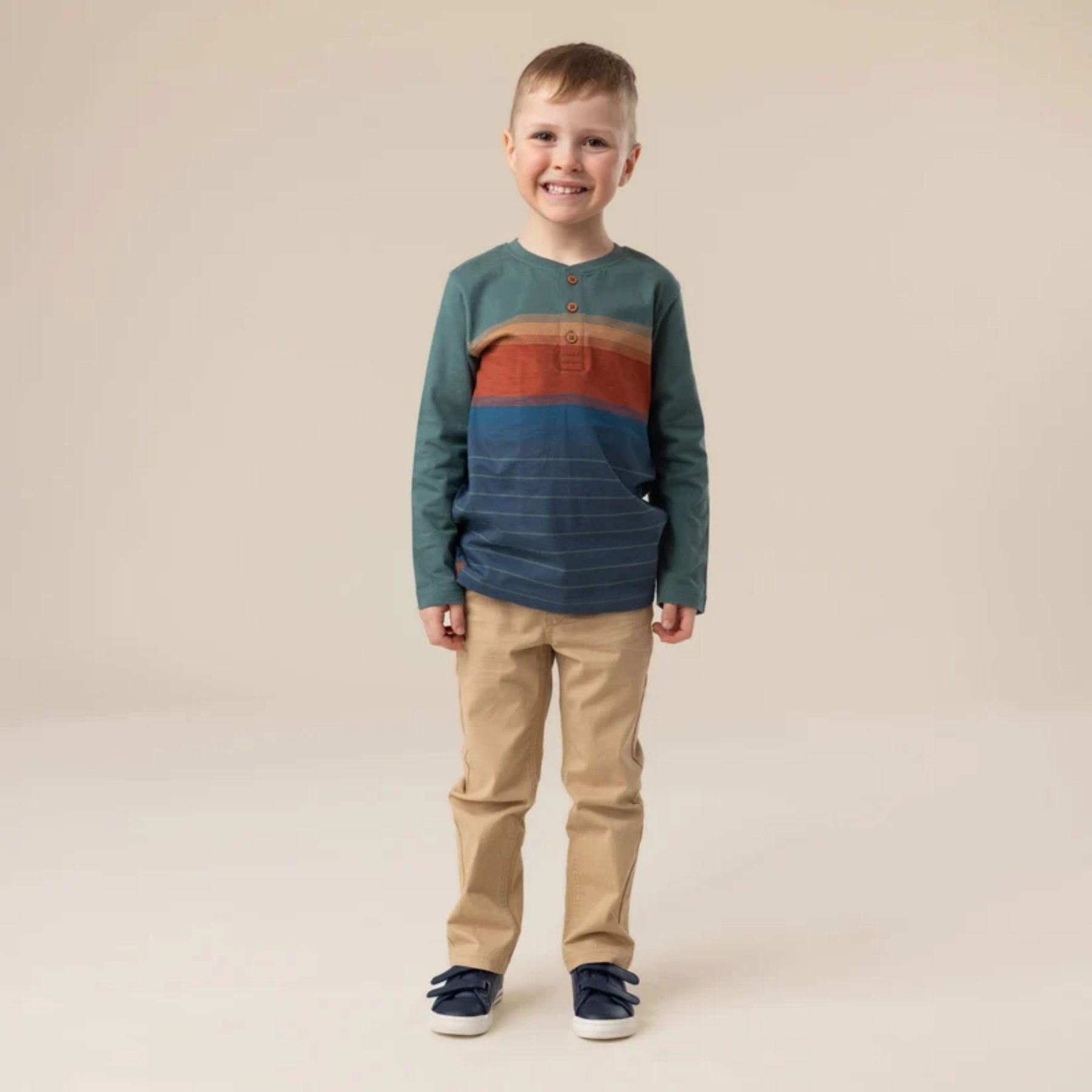 Campfire Stripe Henley