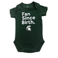 Michigan State Fan Since Birth Onesie
