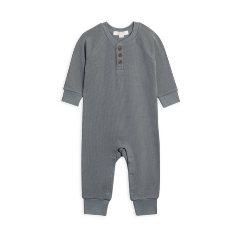 Crosby Waffle Knit Henley Romper