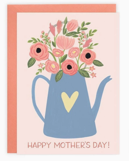 Flower Can Mothers Day Card