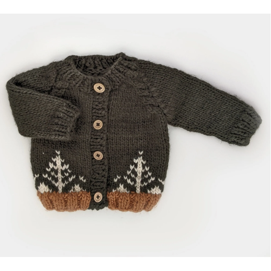 Loden Forest Cardigan Sweater
