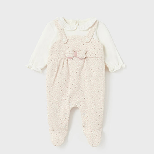 Pink Butterfly Bow Romper