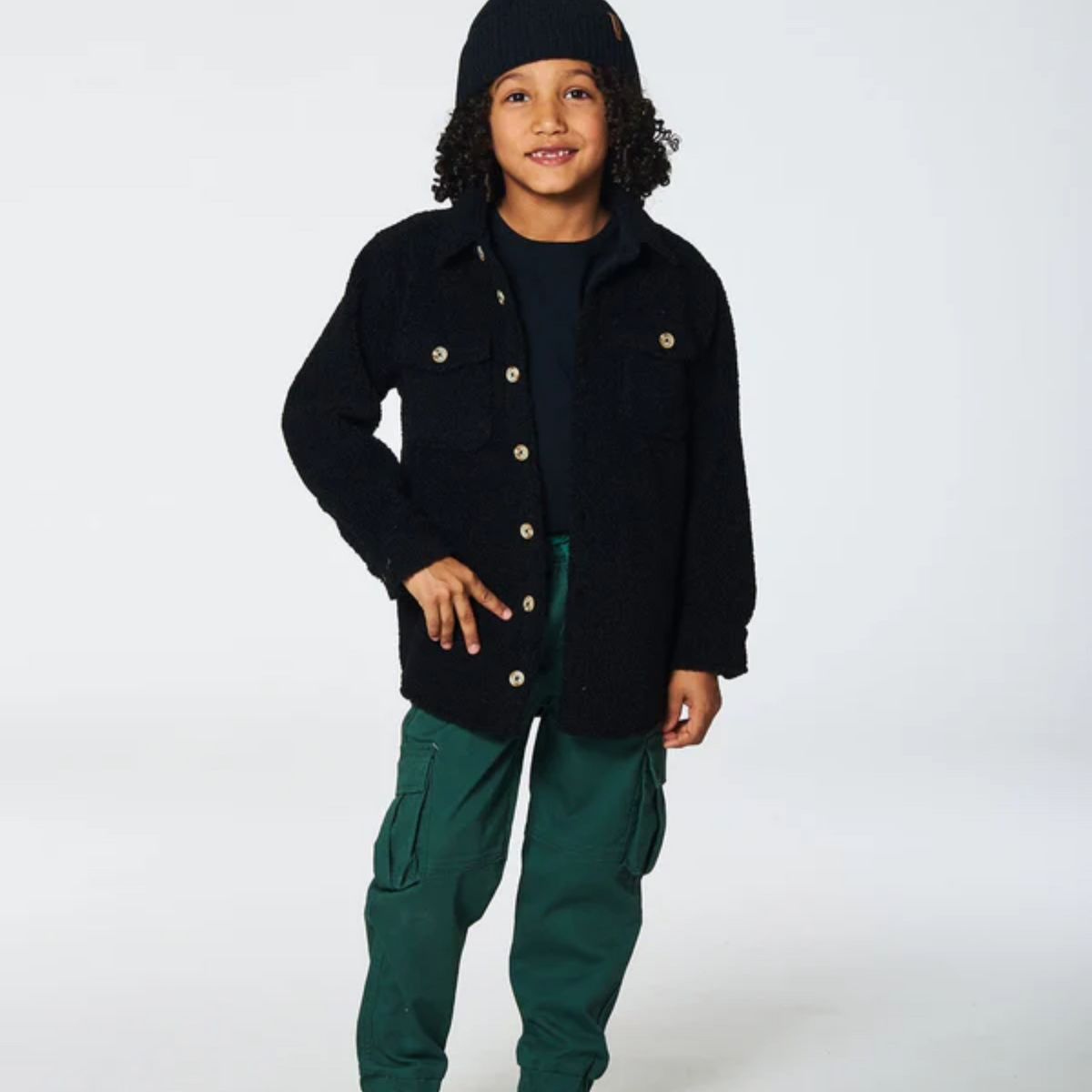 Anthracite Sherpa Overshirt