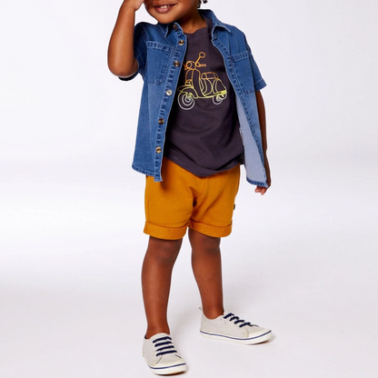 Light Denim Short Sleeve Shirt