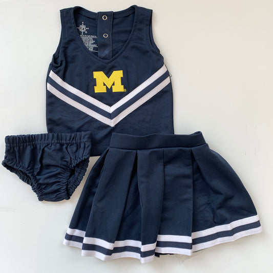 Michigan Cheer Dress and Bloomer Set