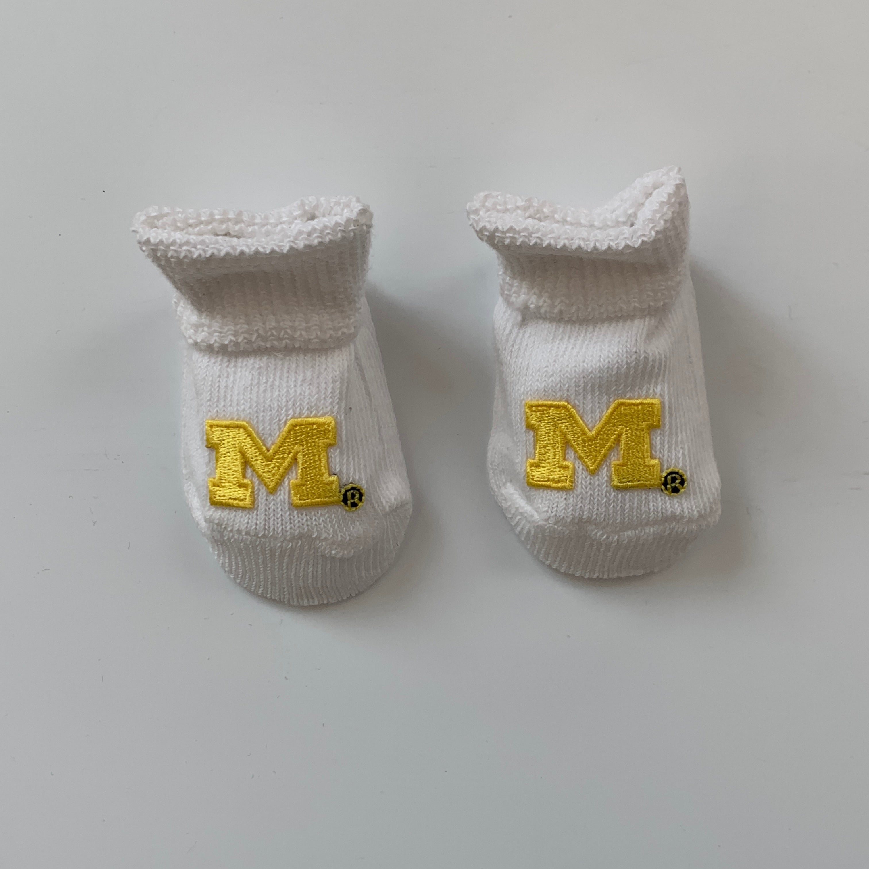 White Michigan Gift Box Bootie