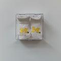 White Michigan Gift Box Bootie