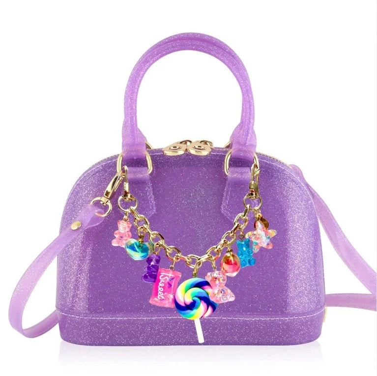 Cate Purple Sparkle Candy Crush Charm