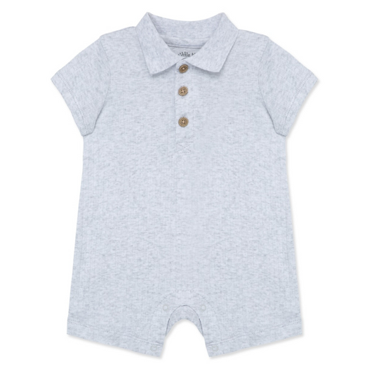 Grey Polo Romper