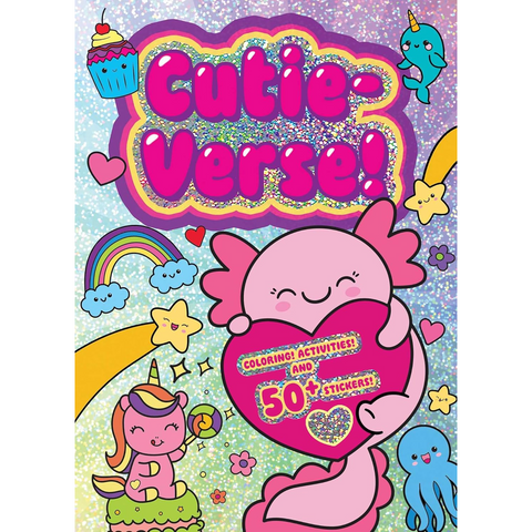 Jumbo Foil Coloring Book: Cutie-Verse by Editors of Silver Dolphin Books