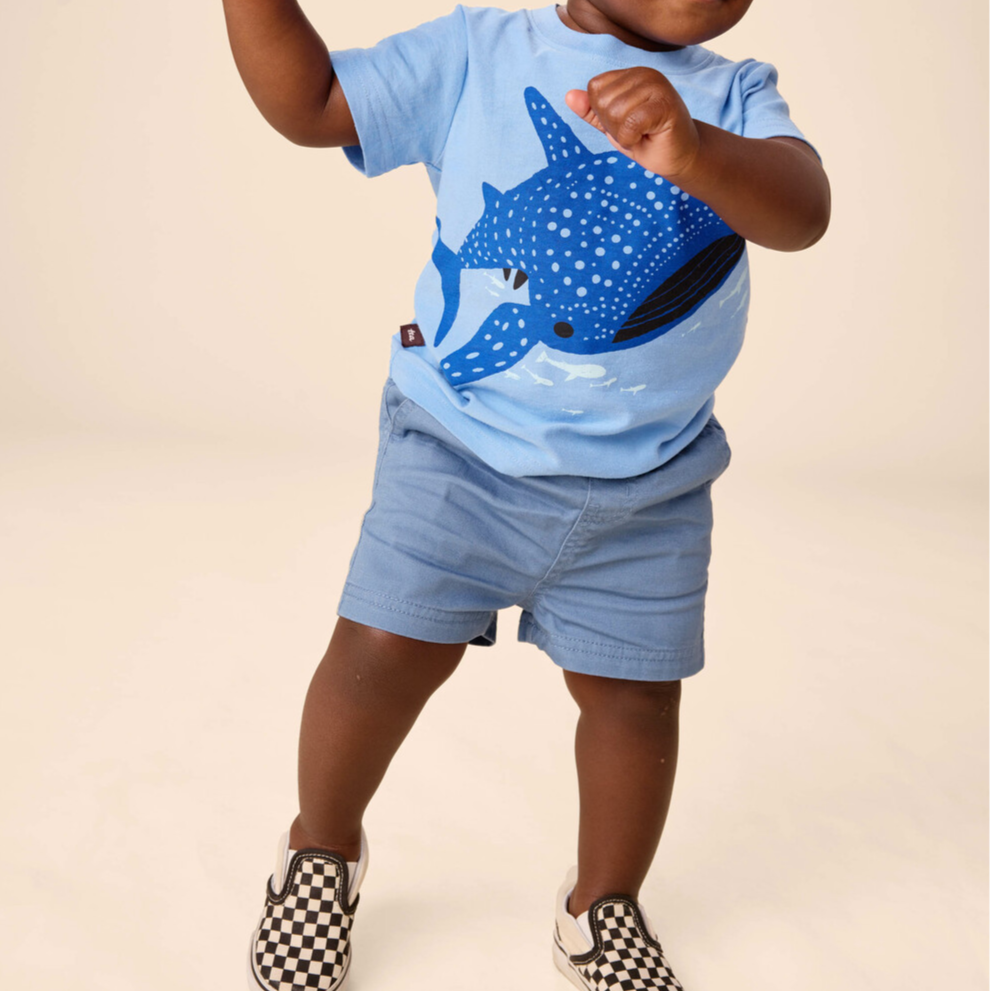 Coronet Blue Twill Sport Shorts