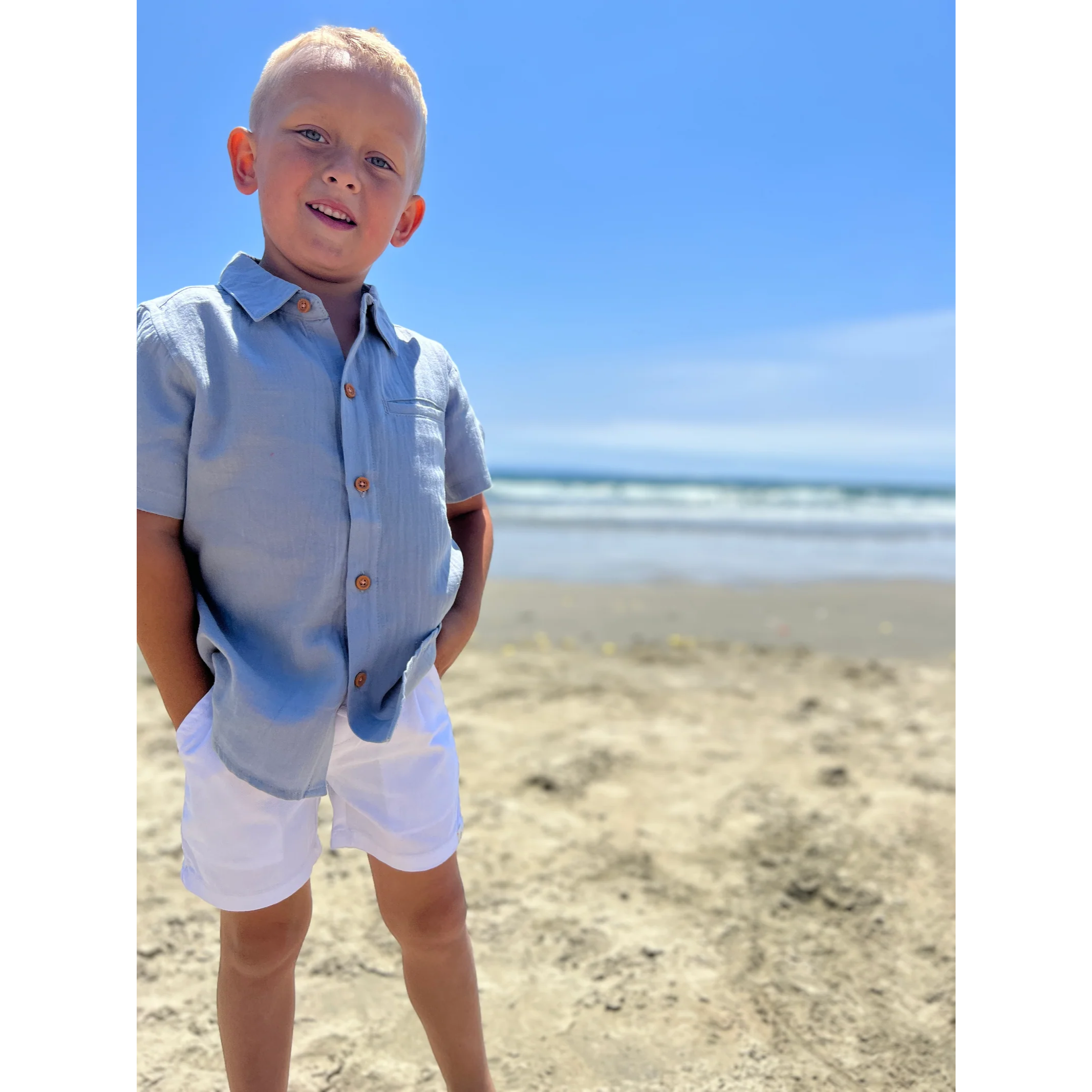 Chambray Newport Woven Shirt