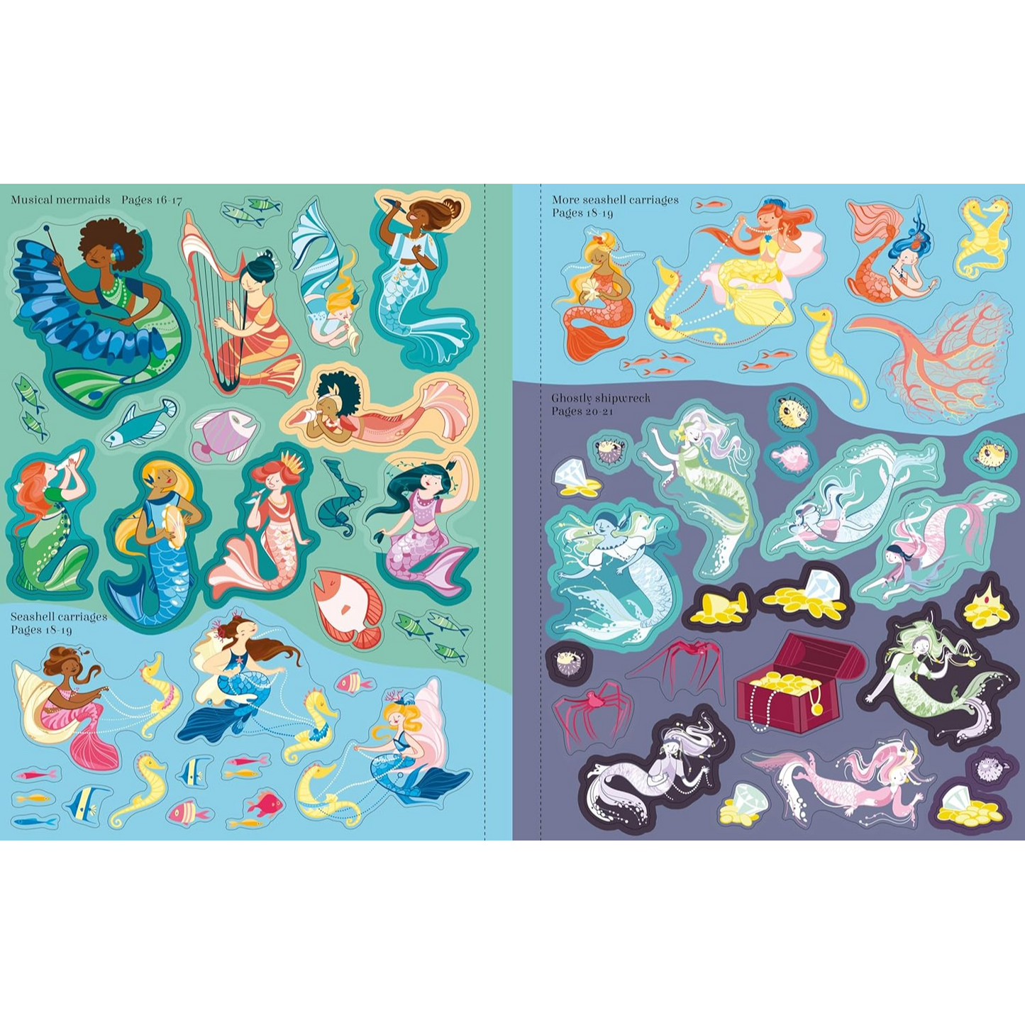 Mermaids Sticker Book